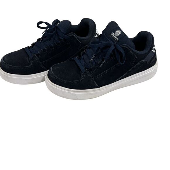 Volcom Z9928 Navy‎ Suede Evolve High Top SD Comp Toe Men's Shoes Size 9 W - Picture 6 of 10